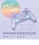 アローン　Switch2用カラフルコントローラー パープル ALLONE ALGNS2CT005PL<br>★こちらの商品は人気商品のため、色違い・仕様違い等含め「一家族１台限り」でのご協力をお願いしております。