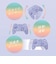 アローン　Switch2用カラフルコントローラー パープル ALLONE ALGNS2CT005PL<br>★こちらの商品は人気商品のため、色違い・仕様違い等含め「一家族１台限り」でのご協力をお願いしております。
