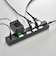 ORIGINALBASIC　USB付き節電タップコード有りType-C付 ［2.0m /4個口 /スイッチ付き(個別) /2ポート］ 黒 OBBTPK421ACK