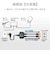 ORIGINALBASIC　4K8K対応 アンテナ分波器 ケーブル付 (F(ネジ)0.5m-L(L字)1m)  OBTSFL2C10BK