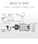 ORIGINALBASIC　4K8K対応 アンテナ分波器 ケーブル付 (F(ネジ)0.5m-L(L字)1m)  OBTSFL2C10BK