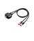 ORIGINALBASIC　4K8K対応 アンテナ分波器 出力ケーブル付 (F(ネジ)0.5m)  OBTSFF2C05BK