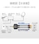 ORIGINALBASIC　4K8K対応 アンテナ分波器 出力ケーブル付 (F(ネジ)0.5m)  OBTSFF2C05BK