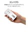 ラスタバナナ　電源タップType-C PD20W USB-A×2 15W 3コンセント ［直挿し / 3個口 / スイッチ無 / 3ポート］ ホワイト R3ACC2A20W01WH
