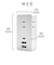 ラスタバナナ　電源タップType-C PD20W USB-A×2 15W 3コンセント ［直挿し / 3個口 / スイッチ無 / 3ポート］ ホワイト R3ACC2A20W01WH