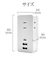 ラスタバナナ　電源タップType-C PD20W USB-A×2 15W 3コンセント ［直挿し / 3個口 / スイッチ無 / 3ポート］ ホワイト R3ACC2A20W01WH