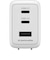 多摩電子工業　PD45W コンセントチャージャー C×2＋A ホワイト TSAP164UC2W
