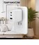 多摩電子工業　PD45W コンセントチャージャー C×2＋A ホワイト TSAP164UC2W