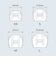 ラディウス　ハイグレードモデル ZONE ディープマウントイヤーピース (ケース付き：XS・S・M・L×各1セット)　クリア HPDME30CL