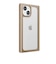 PGA　iPhone 15(6.1インチ) ガラスフリップケース スクエアデザイン Premium Style ベージュ PG23AGF06BE