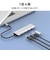 SUNEAST　USB Type-C ドッキングステーション マルチハブ 4in1 (USB-A×2、C×2) ケーブル長25cm アルミ合金 シルバー SE-HUB041JNNNNF