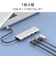 SUNEAST　USB Type-C ドッキングステーション マルチハブ 4in1 (USB-A×2、C×2) ケーブル長25cm アルミ合金 シルバー SE-HUB041JNNNNF