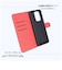 レイアウト　OPPO Reno13A Like standard 耐衝撃 マグネットベルト シンプル 手帳型レザーケース ブラック/レッド RTOPR13AELC1BR