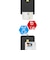 AREA　接触型＆非接触型両対応ICカードリーダー USB-C ＋ USB-A接続 (Mac/Windows11対応) ［マイナンバーカード対応］ ブラック SDMYC03B