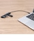 ナカバヤシ　USB3.2Gen1仕様 Type-Cアルミコンボハブ 3ポート COMC3SD143BK