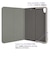 ナカバヤシ　iPadmini(2021)用エアリーカバー TBCIPM2106GY