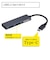 ナカバヤシ　ＵＳＢハブ STIX TypeC ［バスパワー /2ポート /USB 3.2 Gen1対応］ UHC3302GY