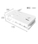 カシムラ　旅行用電源タップAC3 USBA＋C 3A 0.2m WM29
