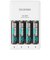 アイリスオーヤマ　BIGCAPA Recharge 急速充電器セット 単3形4個 ［充電器＋充電池 /単3形4本 /単3形～単4形兼用］ BCRSQC3MH4S
