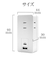 ラスタバナナ　電源タップType-C PD20W USB-A 15W 3コンセント ［直挿し / 3個口 / スイッチ無 / 2ポート］ ホワイト R3ACCA20W01WH