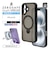 ラスタバナナ　iPhone 16(6.1インチ)ZEROSAFE Shaft カメラ周囲保護 Magsafe対応 360°回転スタンドケース フロストナチュラル 8288IP461ZSFSLNL