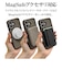 ラスタバナナ　iPhone 16(6.1インチ)ZEROSAFE Shaft カメラ周囲保護 Magsafe対応 360°回転スタンドケース フロストナチュラル 8288IP461ZSFSLNL