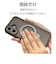 ラスタバナナ　iPhone 16(6.1インチ)ZEROSAFE Shaft カメラ周囲保護 Magsafe対応 360°回転スタンドケース フロストナチュラル 8288IP461ZSFSLNL
