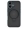 ラスタバナナ　iPhone 16(6.1インチ)ZEROSAFE Shaft カメラ周囲保護 Magsafe対応 360°回転スタンドケース フロストネイビー 8289IP461ZSFSLNV