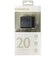 オズマ　PowerDelivery20W出力 AC-USB充電器 2Port（C&A） ブラック ACUC20PQBK