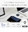 エレコム　ワイヤレス充電器 Qi認証 5W 卓上 滑り止めパッド ケーブル一体 おくだけ充電 【 Qi規格に対応した iPhone Android Galaxy Xperia スマホ Airpods 等各種対応 WQA25DGY