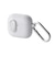 エレコム　AirPods 4 ケース 用 耐衝撃 カバー < ワイヤレス / MagSafe 充電対応 > 衝撃吸収 フタ開閉ロック機能 落下防止 カラビナ付 TOUGH SLIM Lock ホワイト AVAAP06TSLWH
