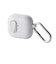 エレコム　AirPods 4 ケース 用 耐衝撃 カバー < ワイヤレス / MagSafe 充電対応 > 衝撃吸収 フタ開閉ロック機能 落下防止 カラビナ付 TOUGH SLIM Lock ホワイト AVAAP06TSLWH