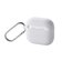 エレコム　AirPods 4 ケース 用 耐衝撃 カバー < ワイヤレス / MagSafe 充電対応 > 衝撃吸収 フタ開閉ロック機能 落下防止 カラビナ付 TOUGH SLIM Lock ホワイト AVAAP06TSLWH