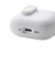 エレコム　AirPods 4 ケース 用 耐衝撃 カバー < ワイヤレス / MagSafe 充電対応 > 衝撃吸収 フタ開閉ロック機能 落下防止 カラビナ付 TOUGH SLIM Lock ホワイト AVAAP06TSLWH
