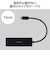 エレコム　USB-C → USB-A 変換ハブ ブラック U3HCH040XBK