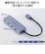エレコム　USB-C → USB-A 変換ハブ ネイビー U3HCH040XNV