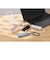 エレコム　USB-C → USB-A 変換ハブ しろちゃん(ホワイト×ブラック) U3HCH040XWF