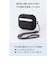 エレコム　AirPods Pro 3 ケース MagSafe対応 ファブリック調 TPU 耐衝撃 ストラップ付 落下防止 ブラック ブラック AVAAP07CCBK