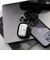 HAMEE　AirPods Pro 3対応 Reflection ポリカーボネートクリアケース ブラック AIRPODSPR3REFBK