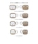 HAMEE　AirPods Pro 3対応 Reflection ポリカーボネートクリアケース ブラック AIRPODSPR3REFBK