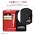 レイアウト　Galaxy S25 Like standard 耐衝撃 マグネットベルト シンプル 手帳型レザーケース / ブラック_レッド RTGS25ELC1BR