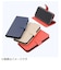 レイアウト　Galaxy S25 Like standard 耐衝撃 マグネットベルト シンプル 手帳型レザーケース / ブラック_レッド RTGS25ELC1BR
