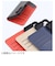 レイアウト　Galaxy S25 Like standard 耐衝撃 マグネットベルト シンプル 手帳型レザーケース / ブラック_レッド RTGS25ELC1BR