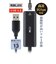 ナカバヤシ　LAN変換アダプタ [USB-A オス→メス LAN] ブラック ULAA01BK