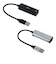 ナカバヤシ　LAN変換アダプタ [USB-A オス→メス LAN] ブラック ULAA01BK