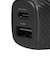 OWLTECH　PD30W USB車載充電器 USB Type-C×1､Type-A×1 ﾌﾞﾗｯｸ OWLCPD30C1A1RBK