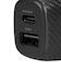 OWLTECH　PD30W USB車載充電器 USB Type-C×1､Type-A×1 ﾌﾞﾗｯｸ OWLCPD30C1A1RBK