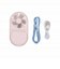 ビックアイデア　折りたたみ式ミラーファン マジックピンク BITMRFAN01