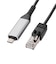 サンワサプライ　USB-C ⇔ LAN ケーブル [有線LAN /1.0m /1Gbps対応] ブラック KBSL6CLAN01BK