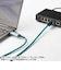 サンワサプライ　USB-C ⇔ LAN ケーブル [有線LAN /2.0m /1Gbps対応] ブラック KBSL6CLAN02BK